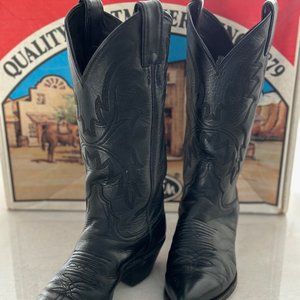 Justin Women's Black Kiddie Boots - Size 5 1/2